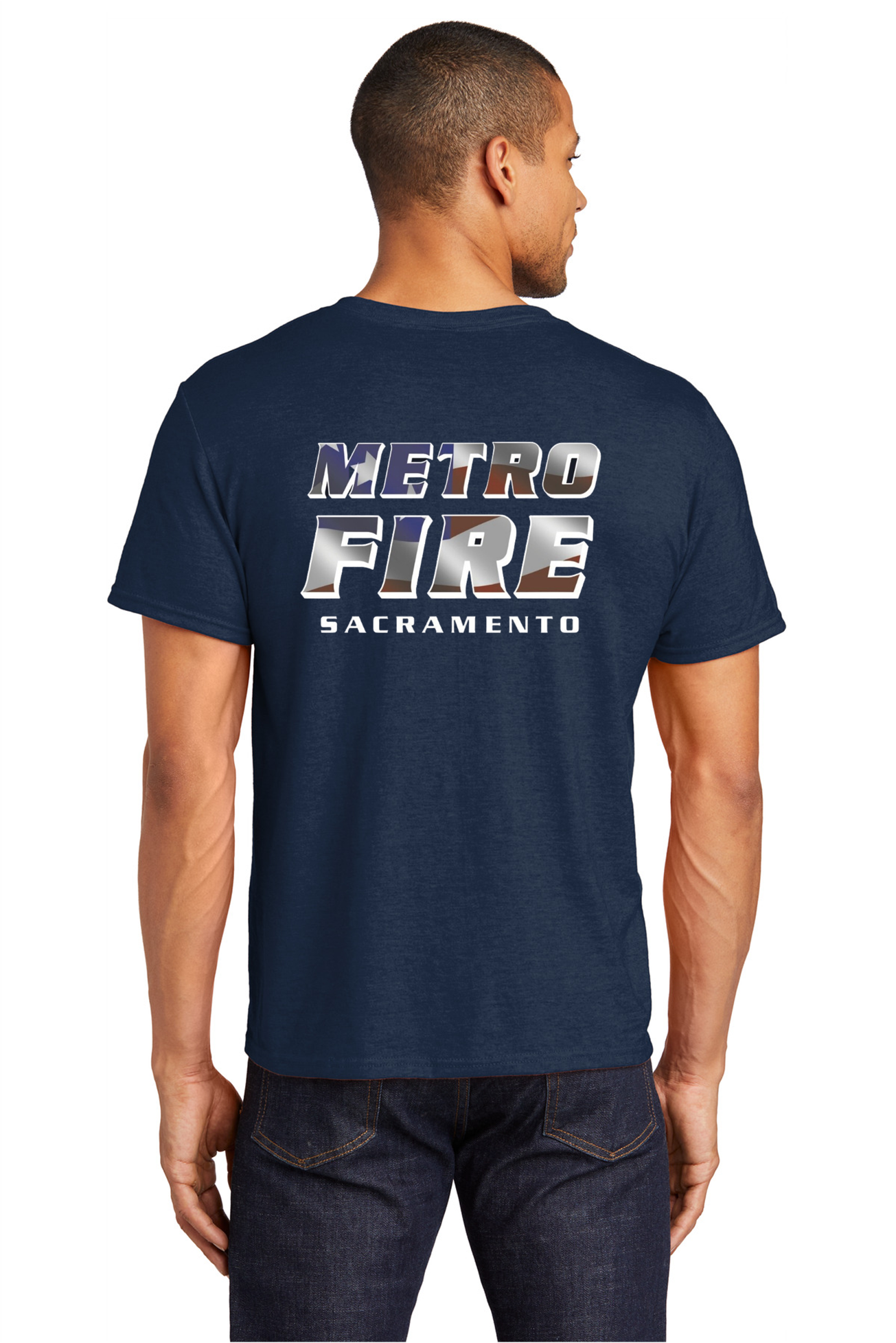 FLAG Logo - Short Sleeve - Premium Blend T-Shirt - Metro Social Media Logo